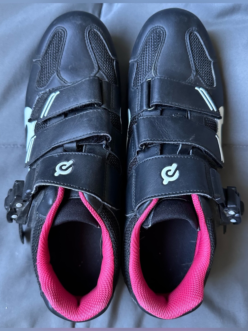 Peloton Cycling Shoes EU 42 Men’s 9 Women’s 11 Black Red Spin Bike